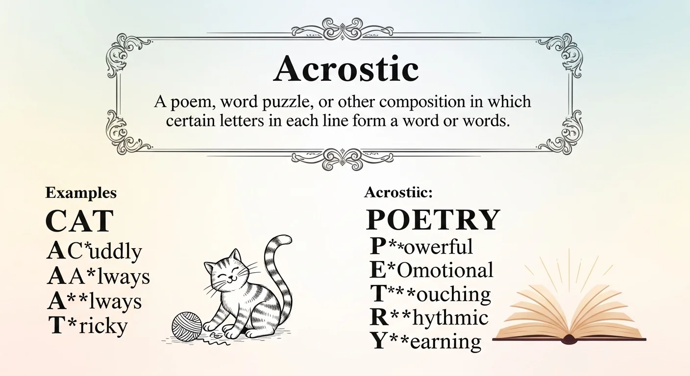Acrostic meaning and examples