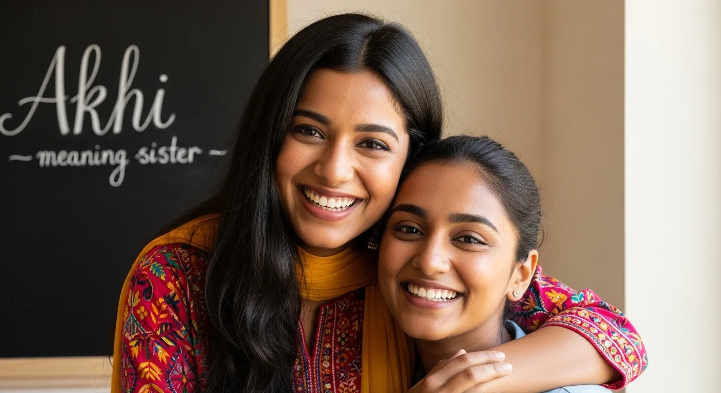 Akhi meaning sister