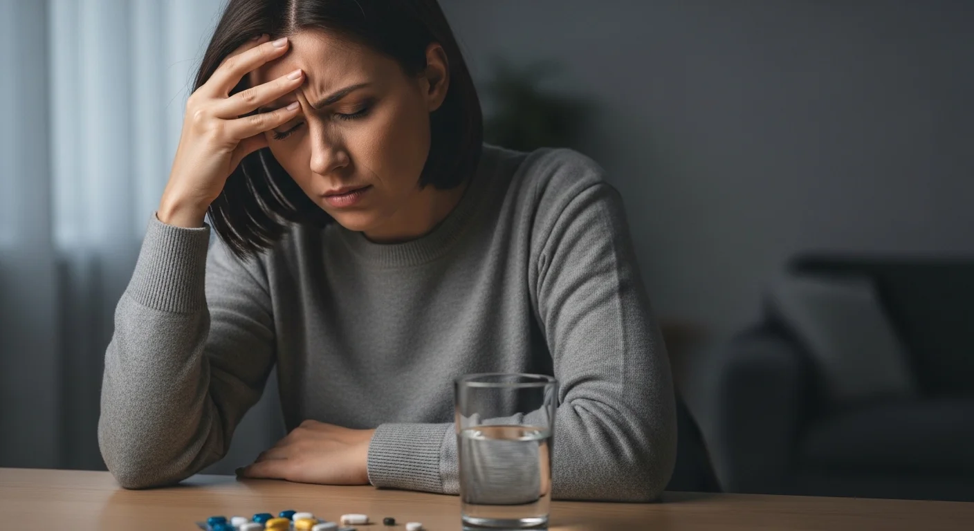 Headache on left side of head behind eye