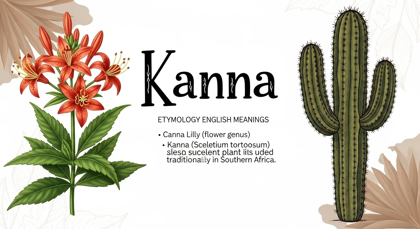 Kanna meaning in english