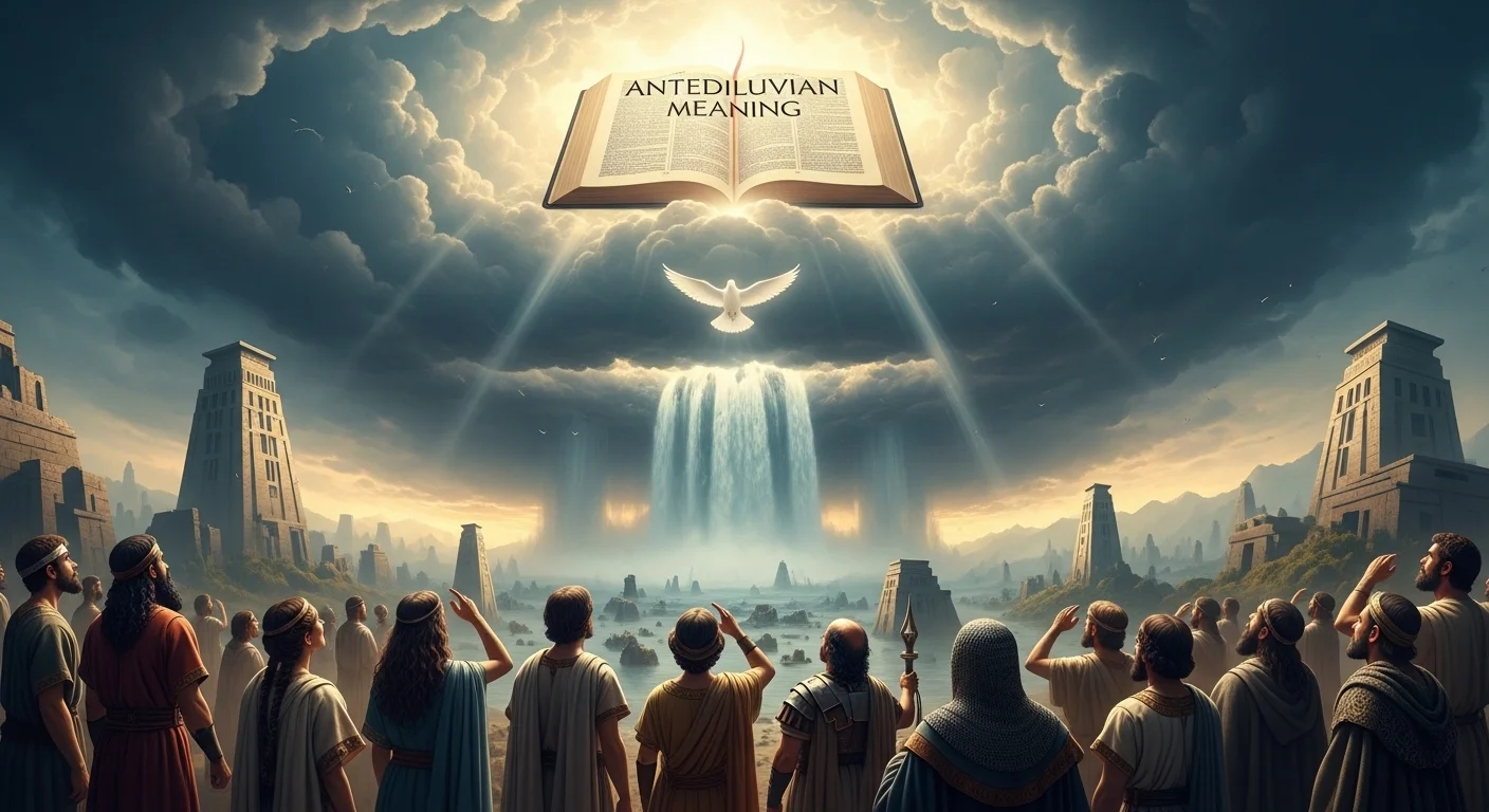 Antediluvian Meaning in Bible