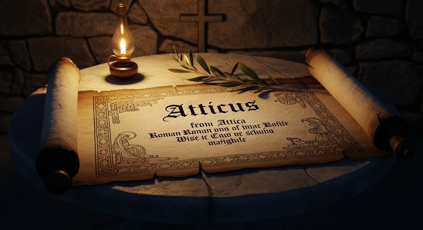 Atticus Name Meaning in Bible