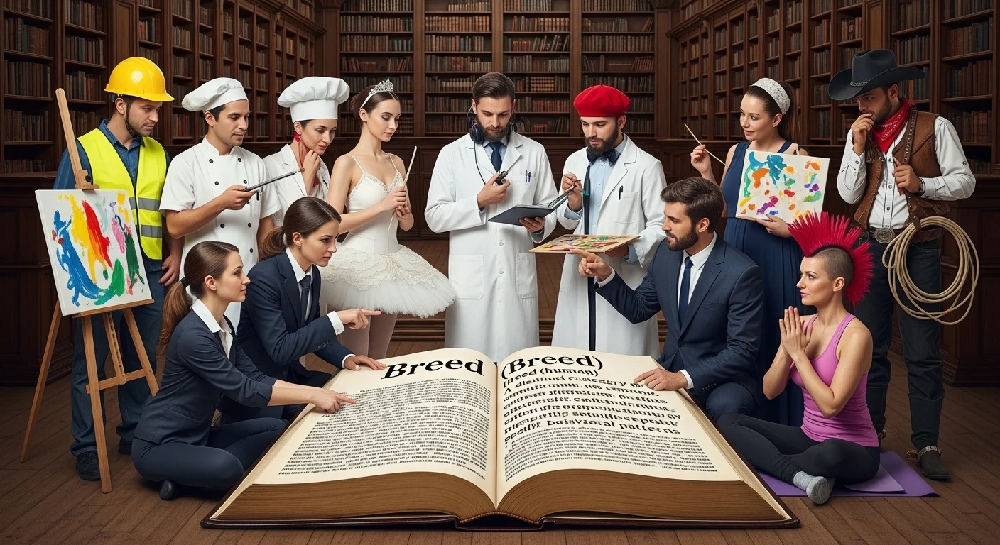 Breed meaning in human