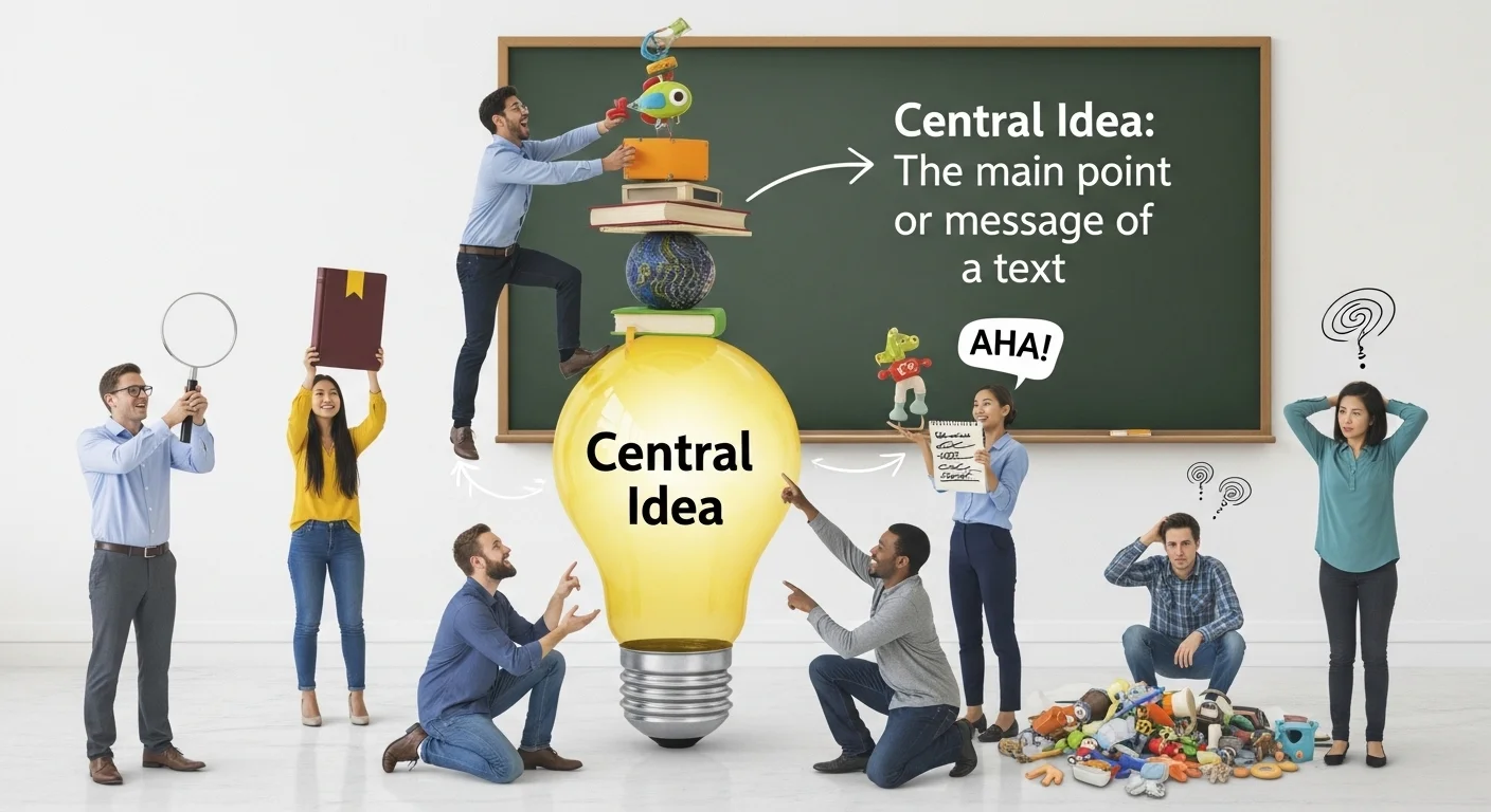 Central Idea Meaning in English