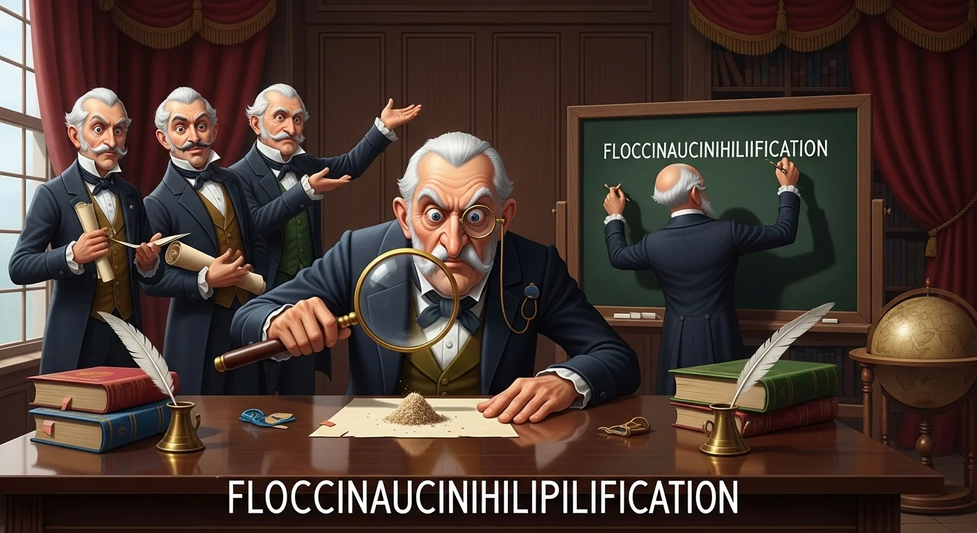 Floccinaucinihilipilification meaning in english