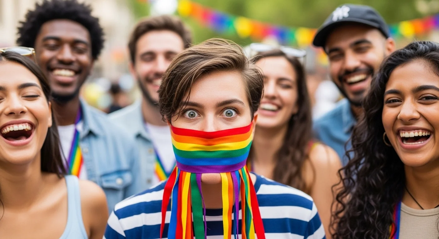 Gagged Meaning Slang LGBT