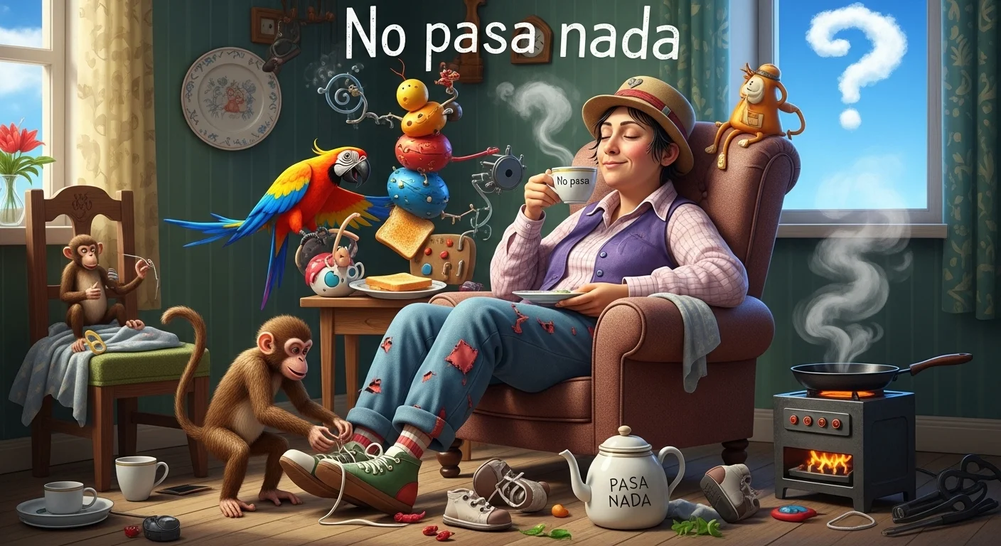 No pasa nada lyrics