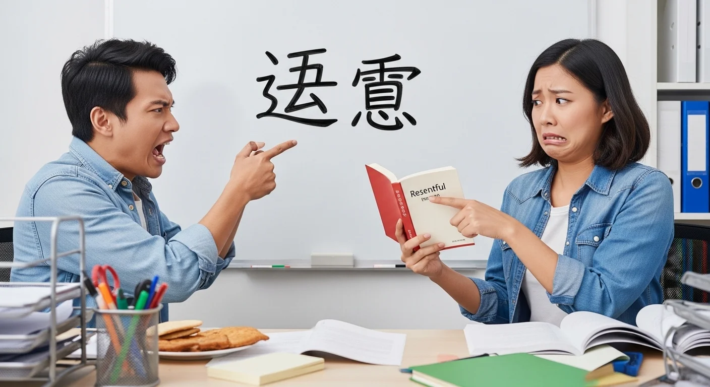 Resentful Meaning in Chinese