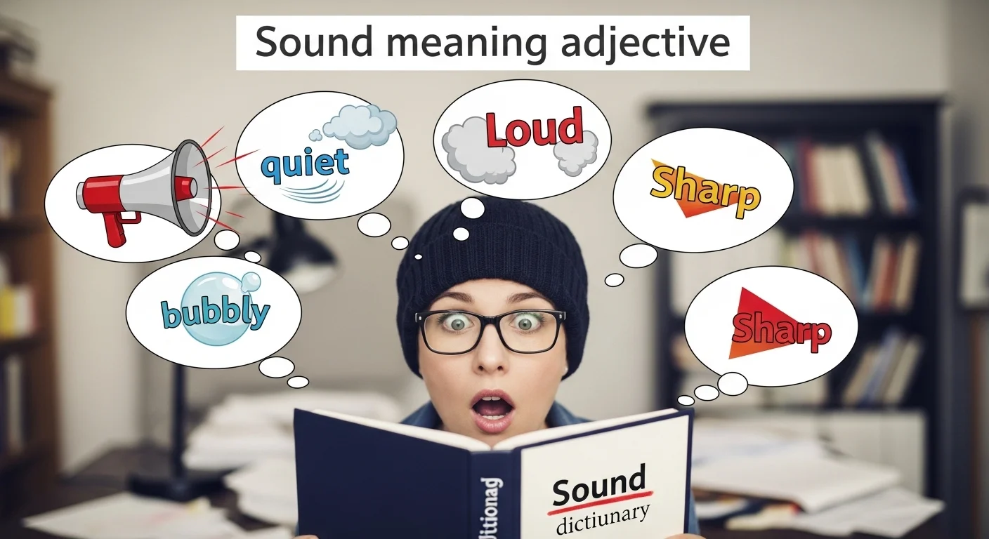 Sound Meaning Adjective