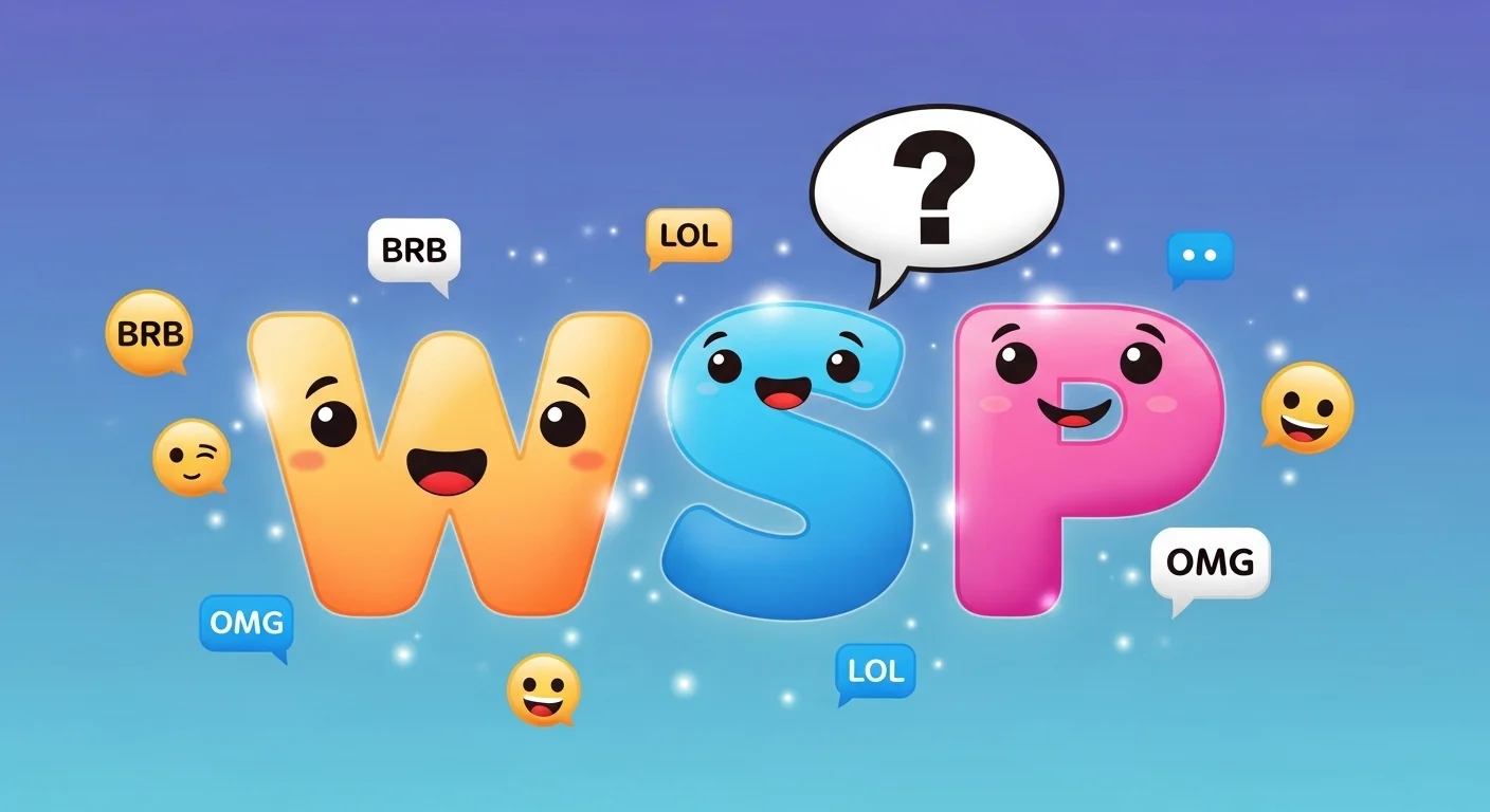 What Does WSP Mean in Chat or Text