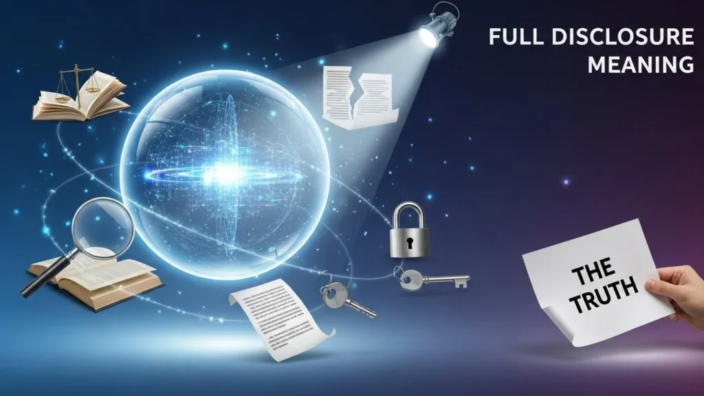 full disclosure meaning