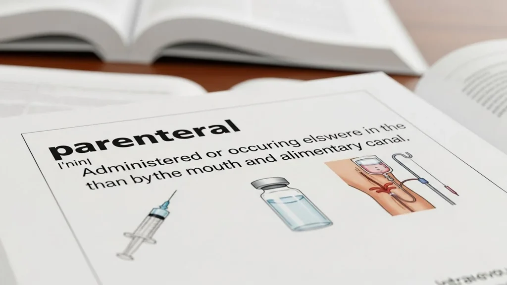 parenteral meaning