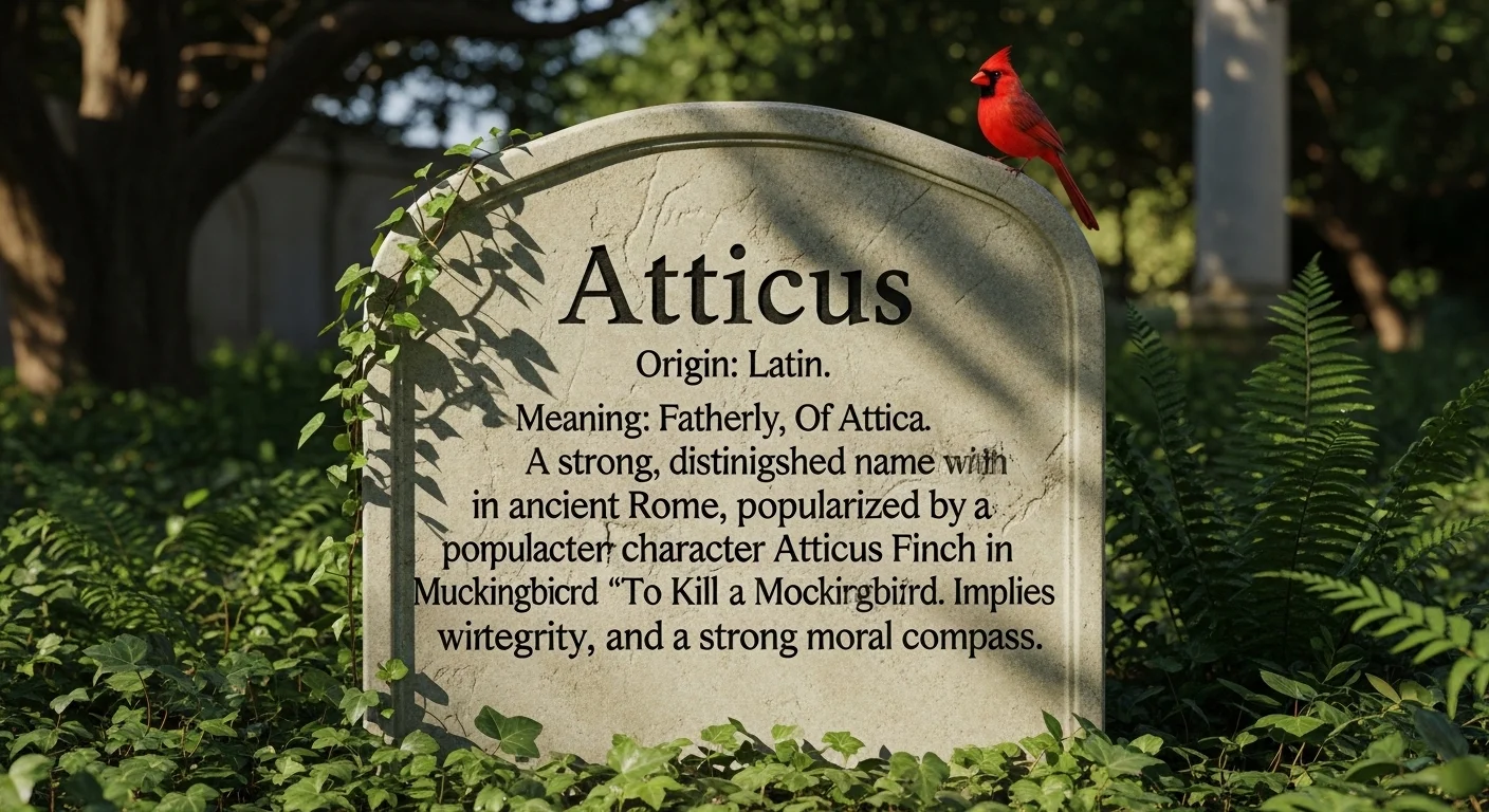atticus name meaning