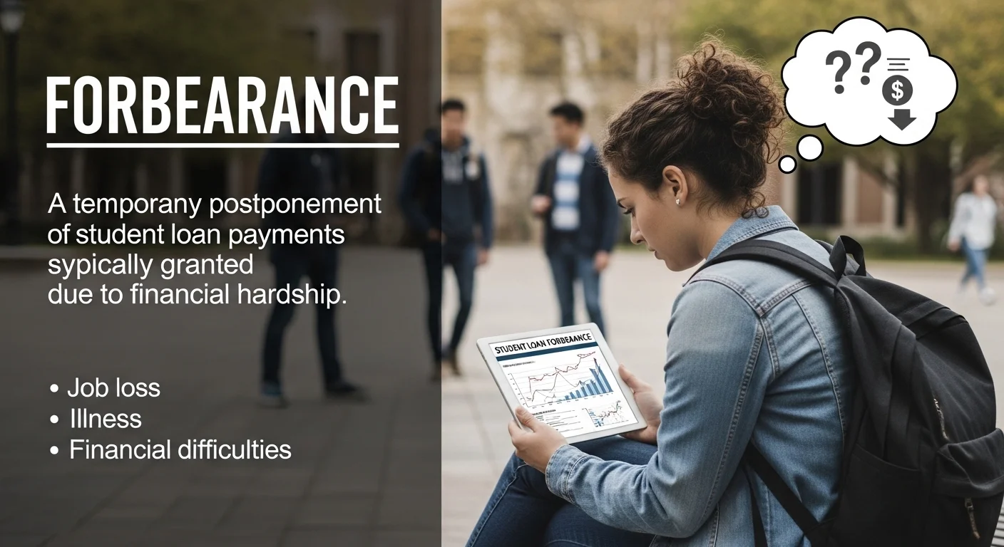forbearance student loan meaning