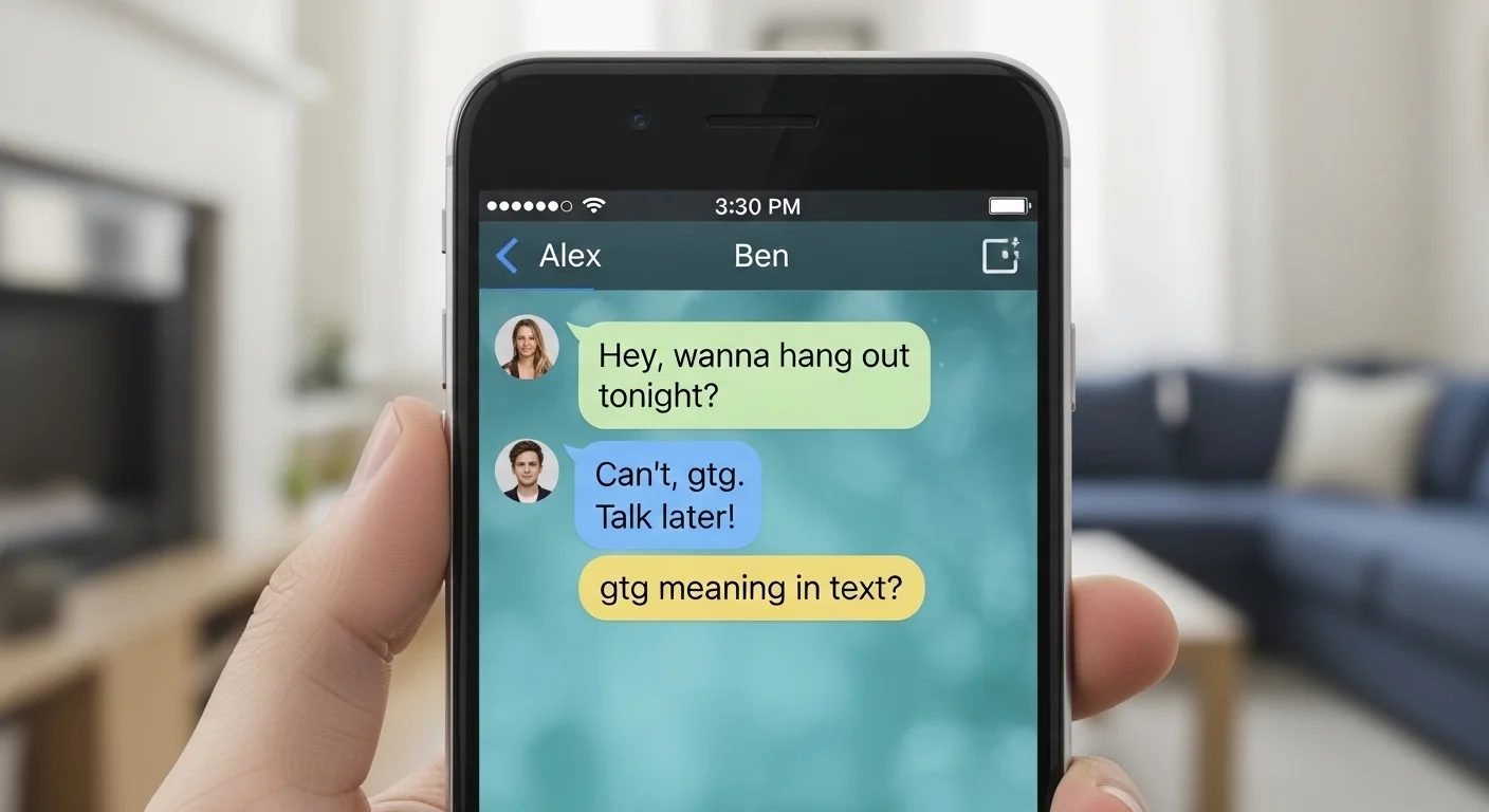gtg meaning in text