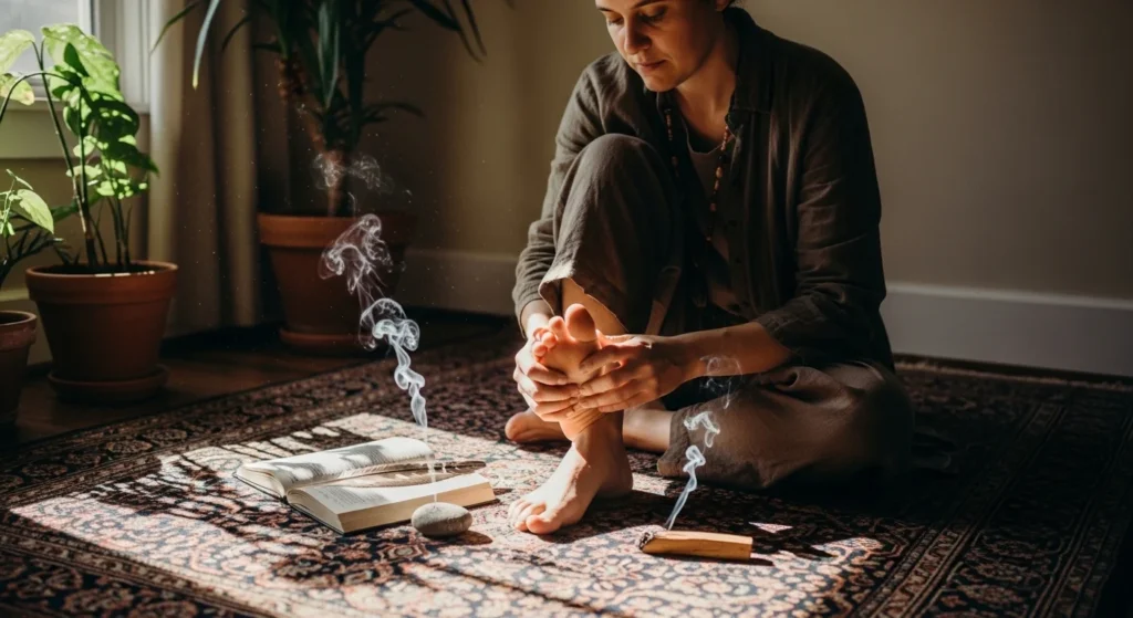 left foot itching spiritual meaning