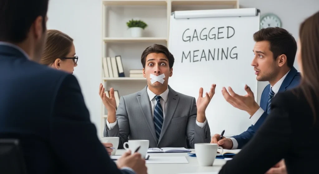 Gagged Meaning