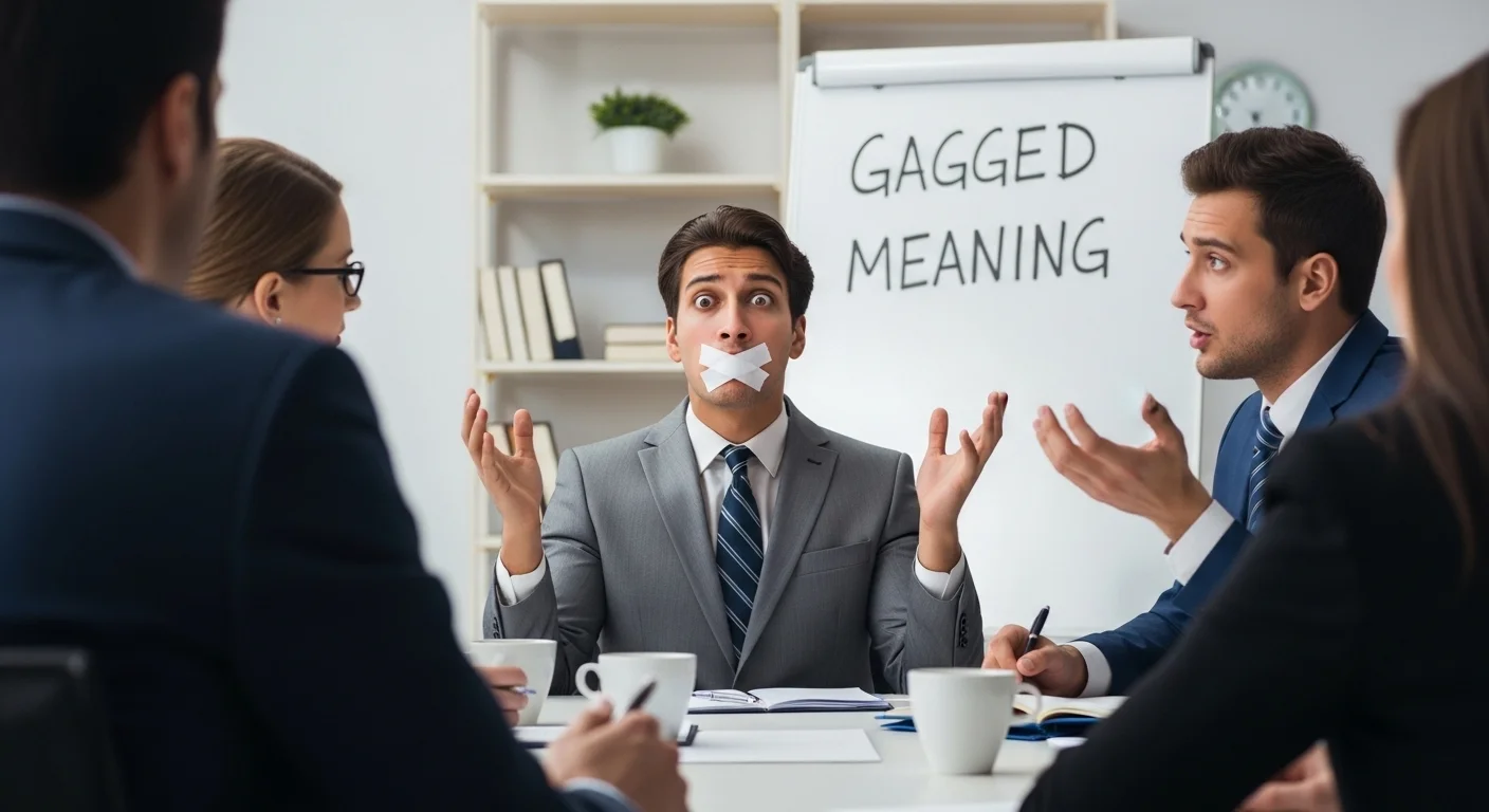Gagged Meaning