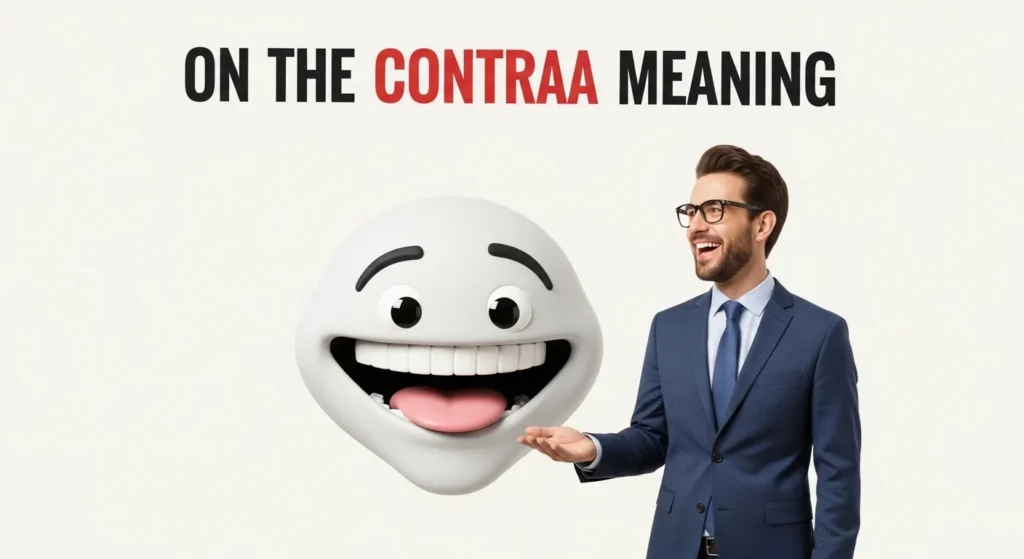 On the Contrary Meaning