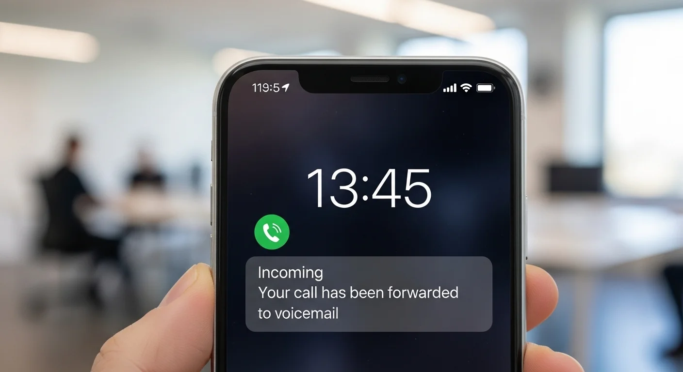 your call has been forwarded to voicemail meaning