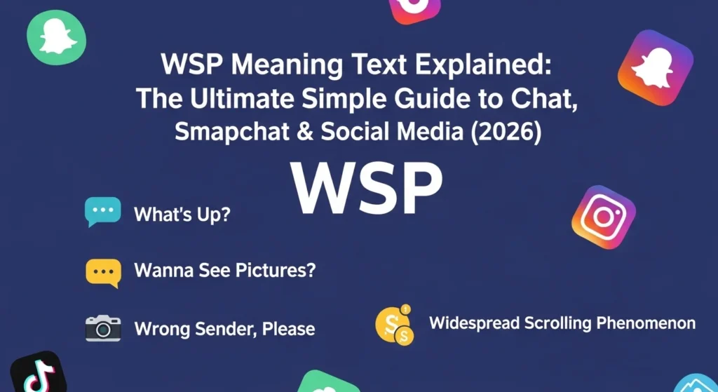 WSP Meaning Text