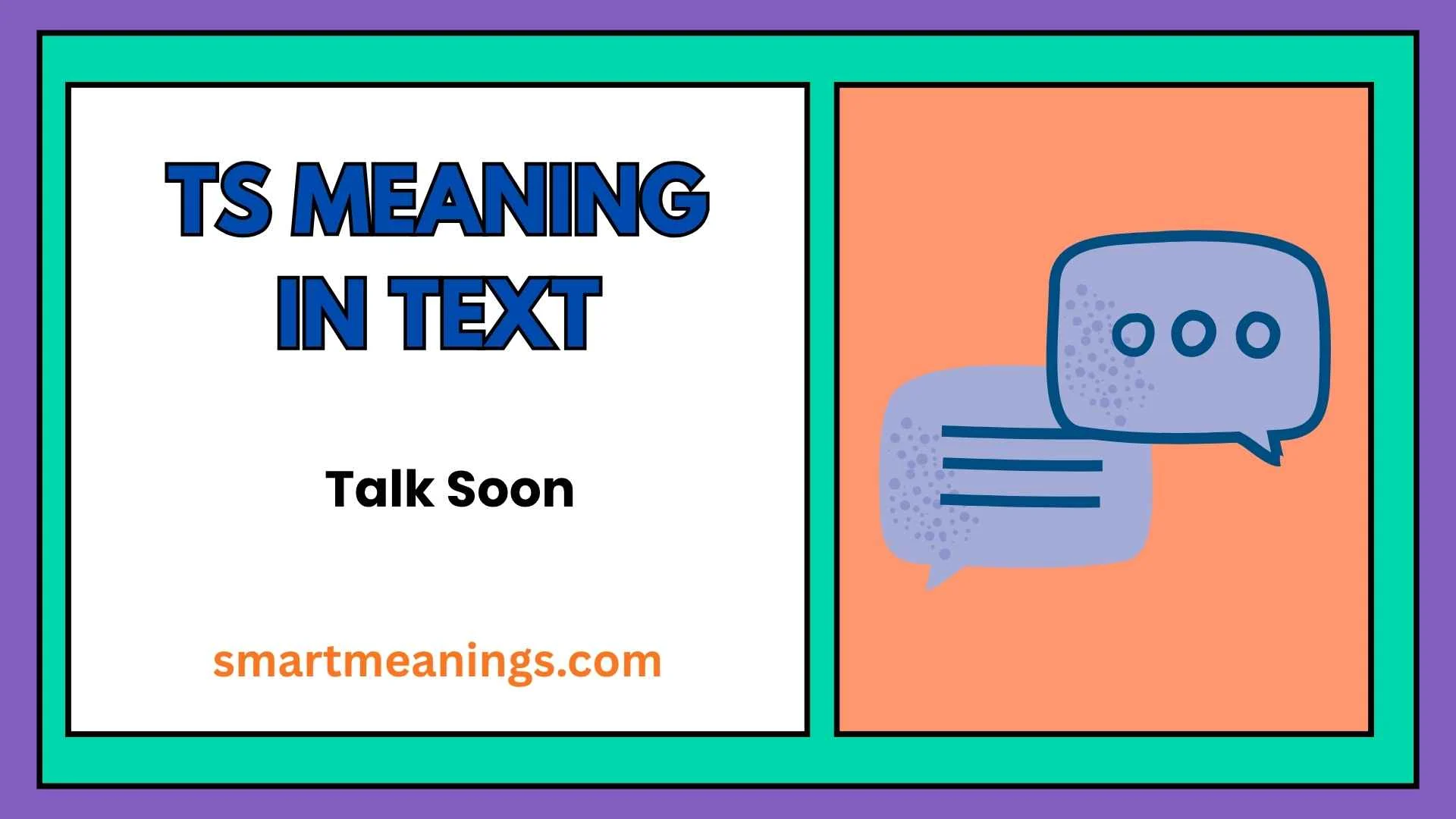 TS Meaning in Text