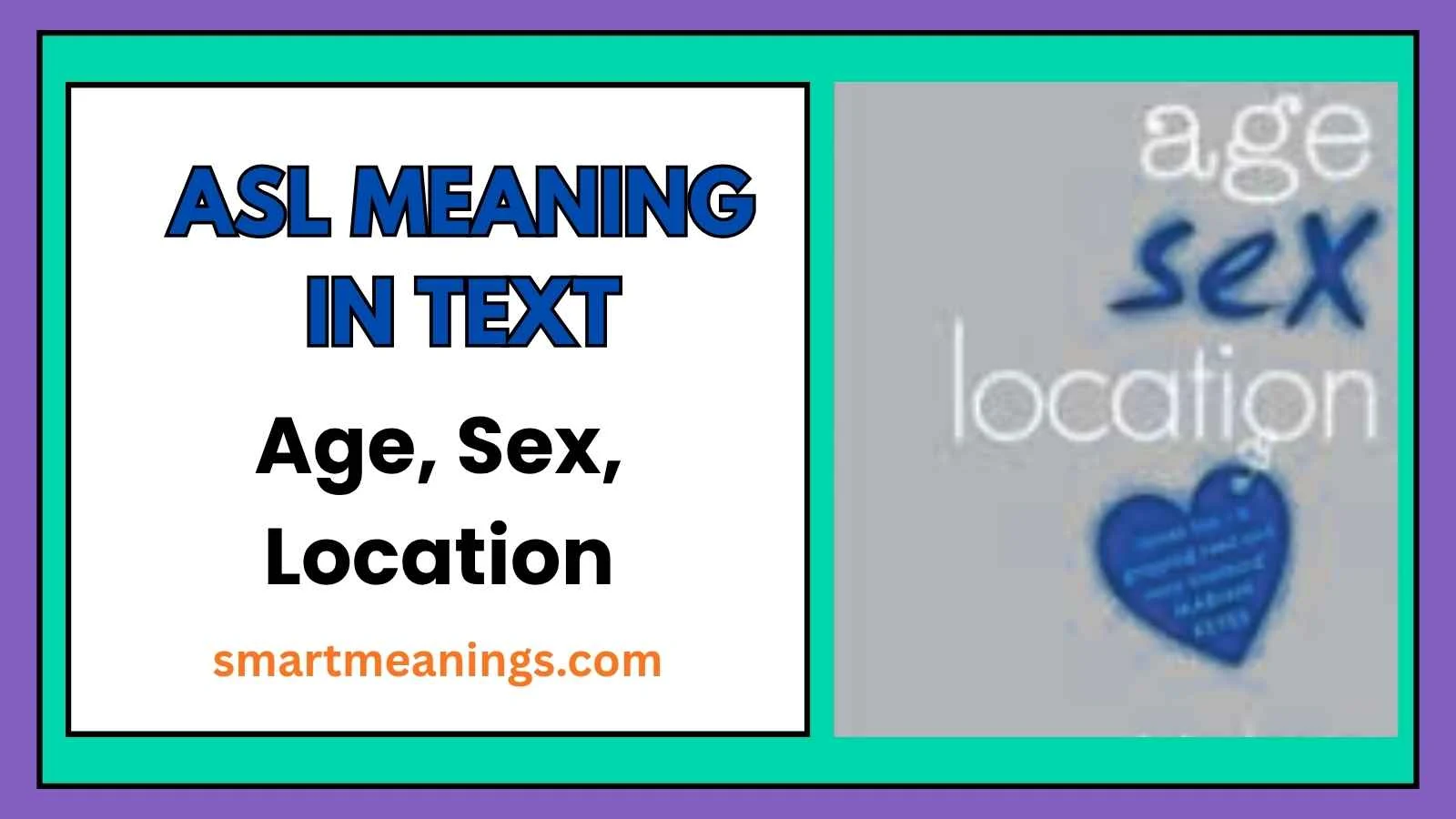 ASL Meaning in Text