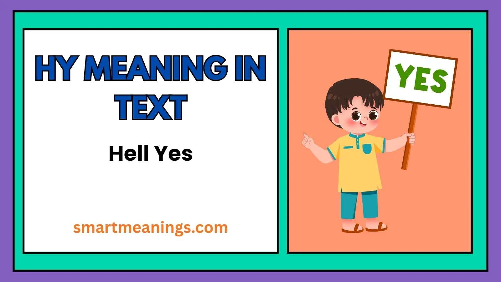 HY Meaning in Text