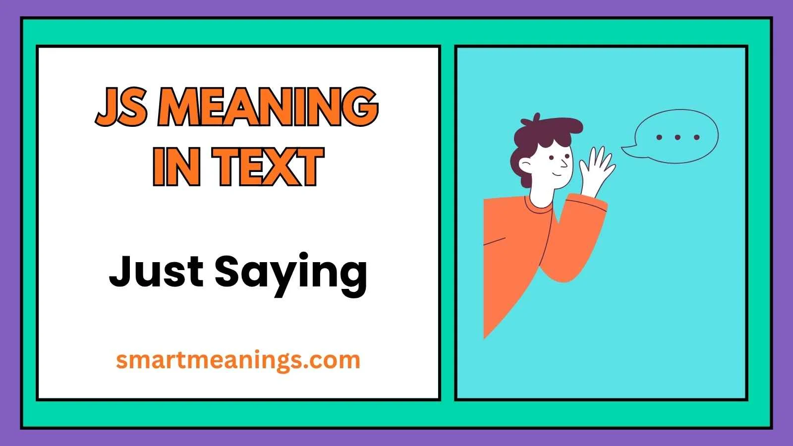 JS Meaning in Text