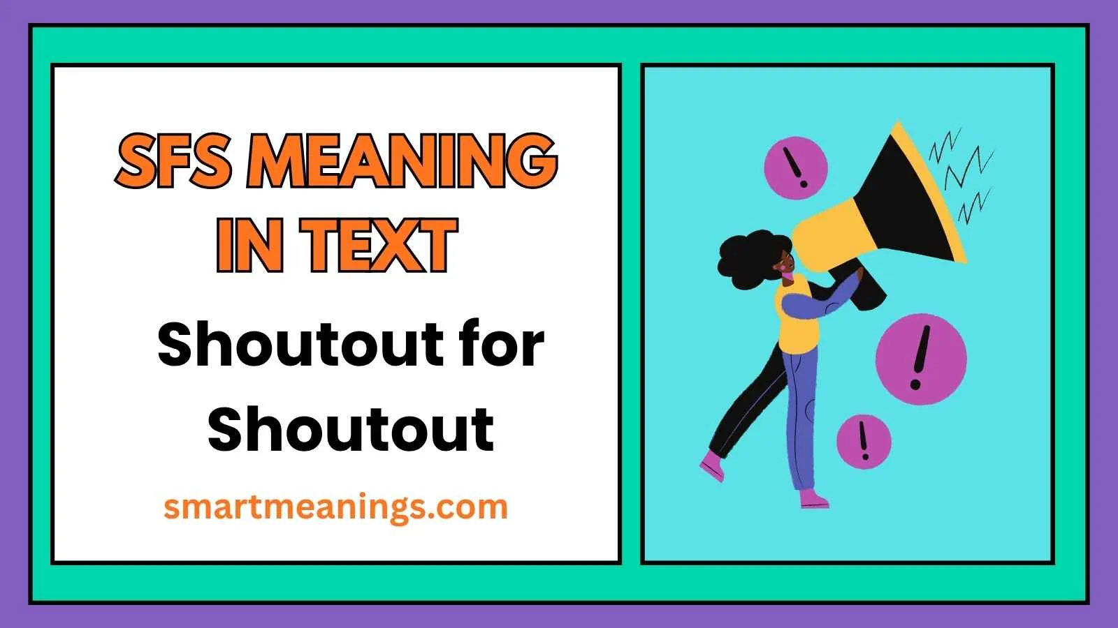SFS Meaning in Text