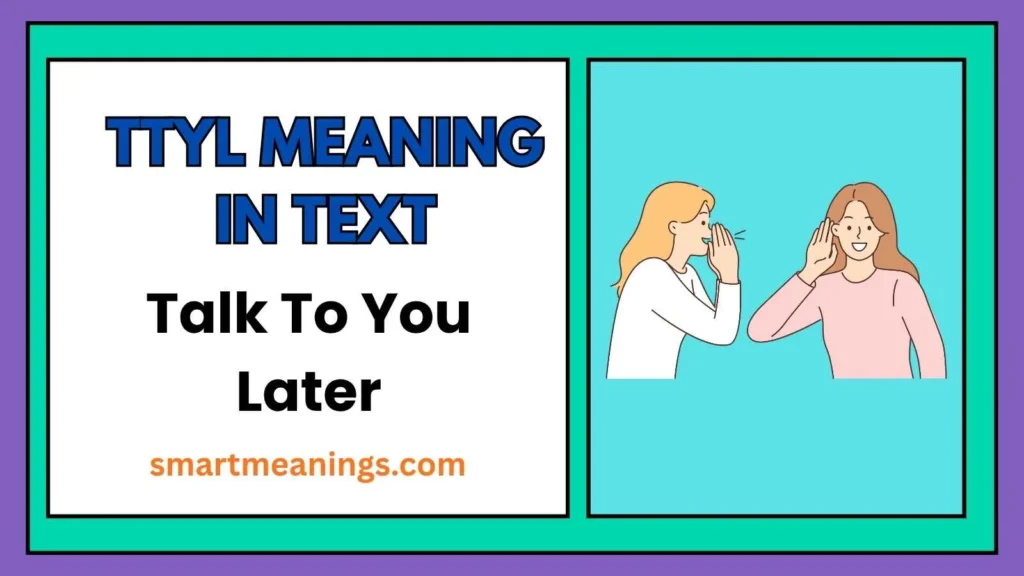 TTYL Meaning in Text